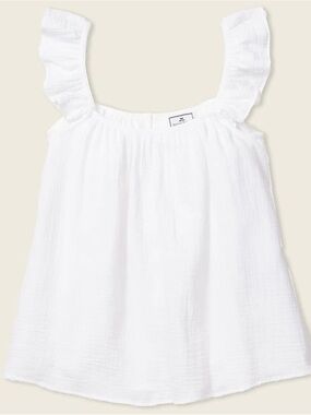 Petit Plume Navy Gauze Celeste Top